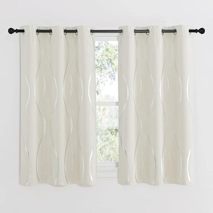 NICETOWN Bedroom Curtains Small Blackout Panels, 42 by 54 Inch, Window - Image 2