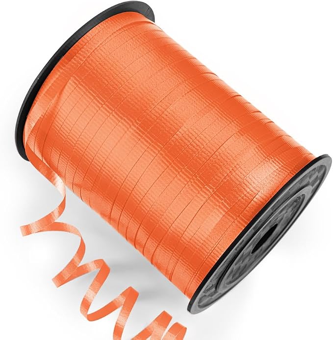 500 Yards Curling Ribbon with Spool, 1/5" Wide Crimped Texture Curling Ribbons by Isaspire
