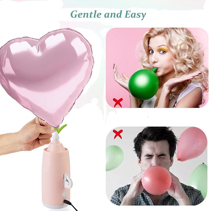 Electric Magic Balloon Pump, Electric Air Inflator Party Air Blower Pump - Image 4