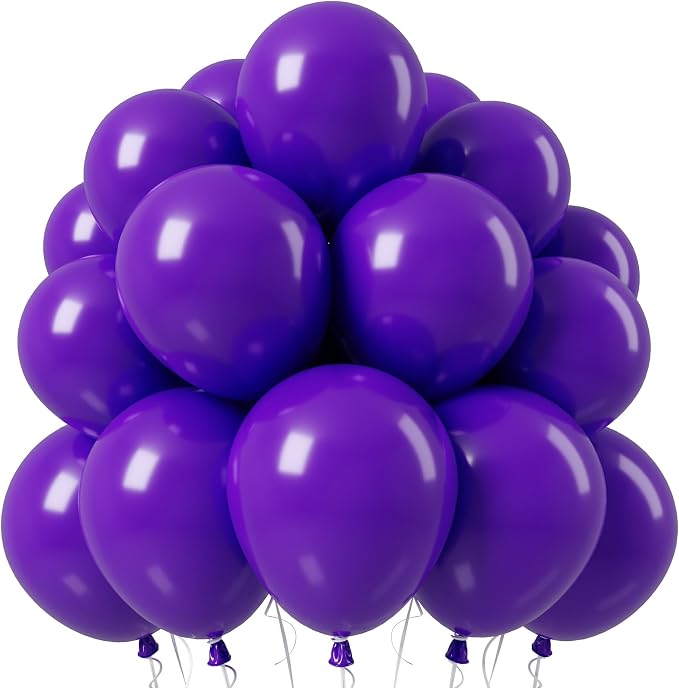 Jobkoo Purple Balloons 12 Inch by Jobkoo