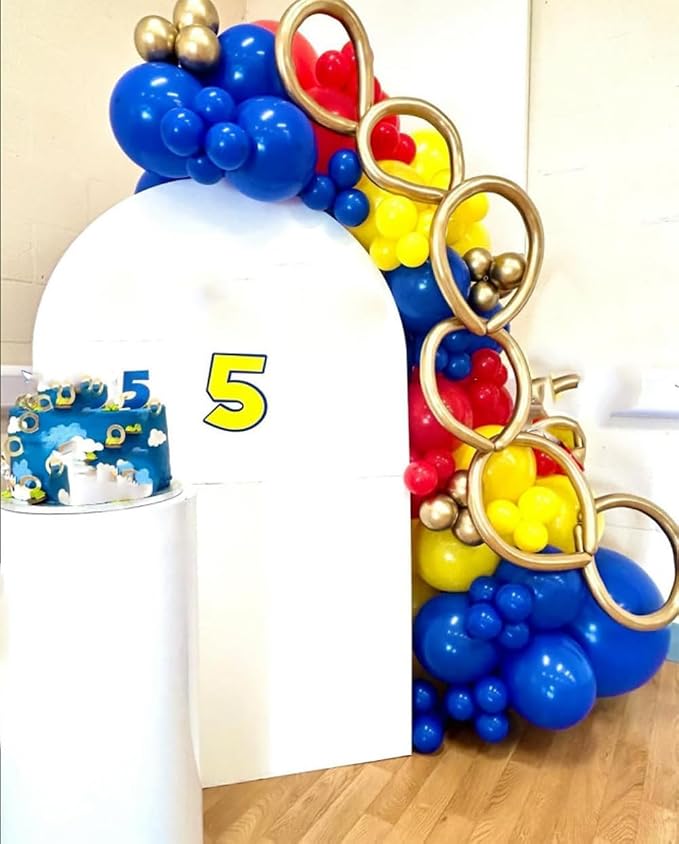 161Pcs Cartoon Balloon Garland Arch Kit - Image 6