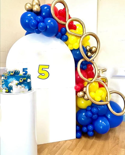 161Pcs Cartoon Balloon Garland Arch Kit - Image 6