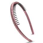 STHUAHE4PC Multicolor Protection Resin Teeth Comb Hair Hoop Hairband Headband Hair Accessories by Beauty hair (Multi-colored-No.15)