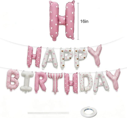 Happy Birthday Balloon Banner - Image 3