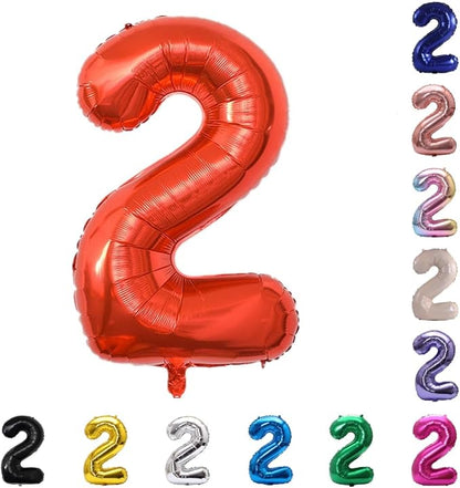 YPSelected 32 Inch Large Foil Helium Number Balloon Birthday Wedding Party 0-9 by YPSelected