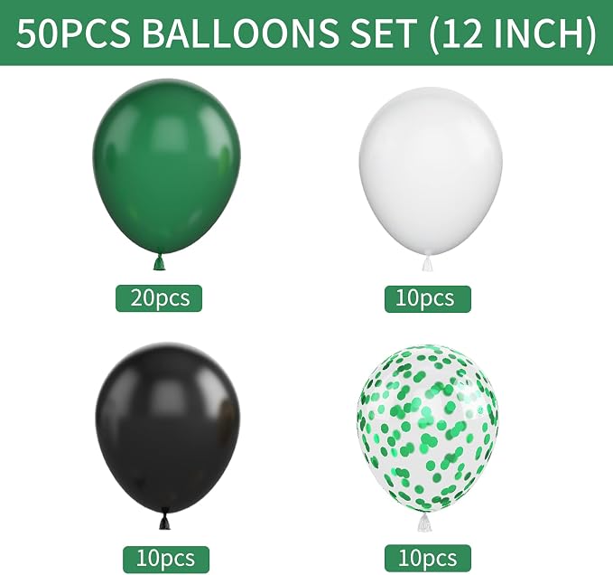 Green and Black Balloons - Image 2