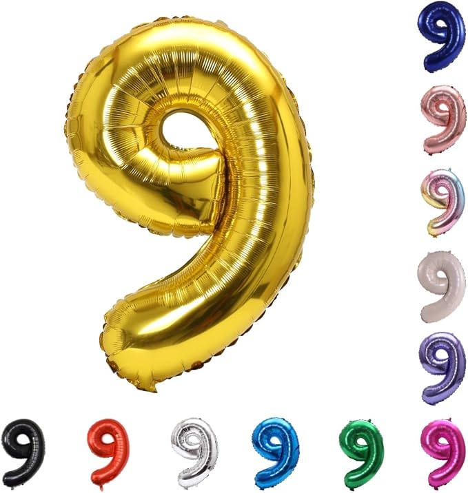 YPSelected 32 Inch Large Foil Helium Number Balloon Birthday Wedding Party 0-9 by YPSelected