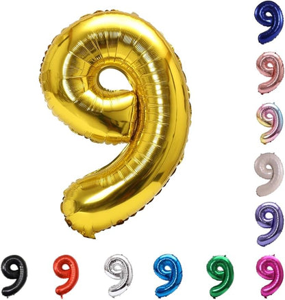 YPSelected 32 Inch Large Foil Helium Number Balloon Birthday Wedding Party 0-9 by YPSelected