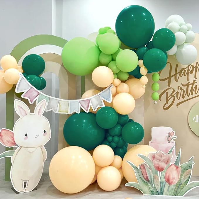 Green White Balloon Arch Kit - Image 6