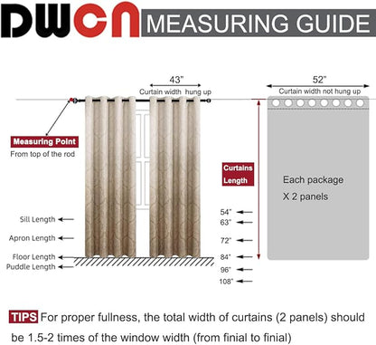 DWCN Ombre Blackout Curtains - Image 8