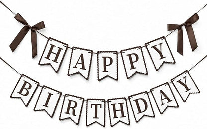 Brown Happy Birthday Banner by TULOBI