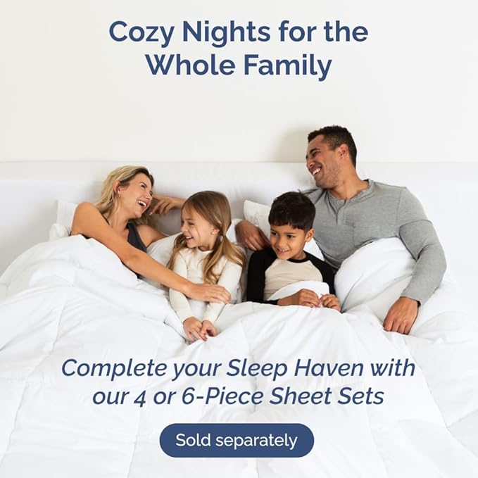 King Pillow Cases Set of 4 - Ultra Soft Hotel Quality Pillowcase Covers - Comfy, Cozy & Wrinkle Free - Shrinkage, Stain & Fade Resistant - Machine Washable Pillow Protectors - 4 Piece Set - Denim Blue
