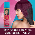 Jerome Russell Temp'ry Spray-on Burgundy Hair Color, 2.2oz x 3 pack