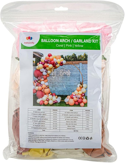 Restaurantware-Balloonify Balloon Garland Set, 1 Party Decoration Kit - Image 2