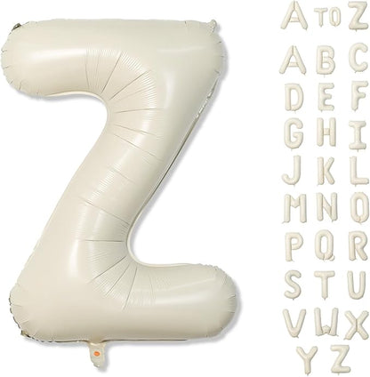 Lingqiang 40 Inch Cream Letter Balloon 'Z' by Lingqiang