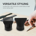 7pcs Hair Dryer Nozzle Attachment Plastic Narrow Concentrator Comb Styling Nozzles Fit for Salon and Home Use Versatile Hair Drying Accessories for Multiple Hairstyles