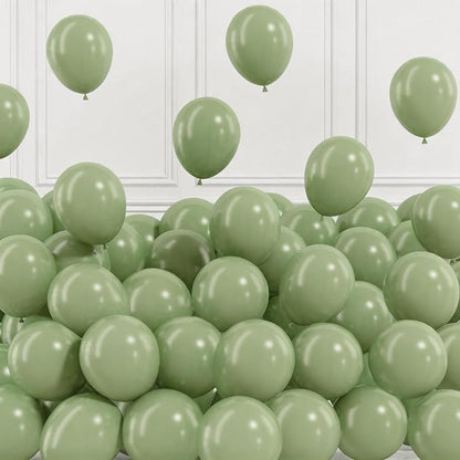 Sage Green Balloons by Togvu