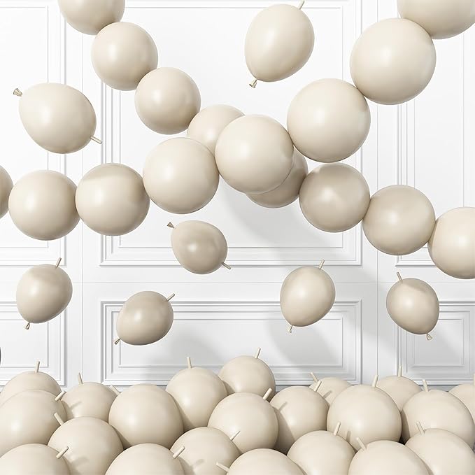 Sand White Link Balloons by BTZO
