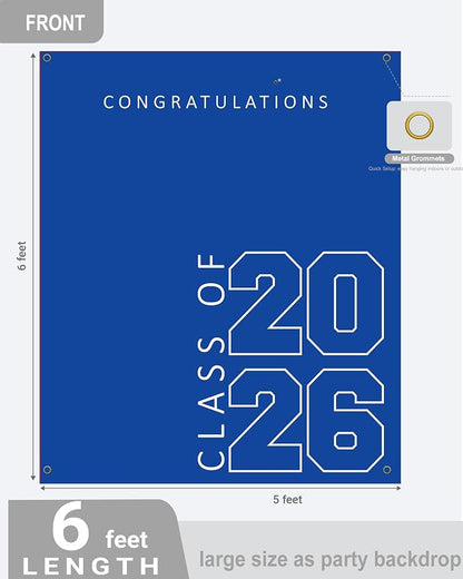 Class of 2026 Graduation Banner 5X6feet - Image 3