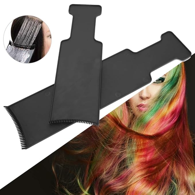 Balayage Highlighting Board,2 Pieces Flat Top Comb Board Balayage Paddle,Flat Top Paddle Board Comb Hair Coloring Kit for Hair Dye and Salon Uses
