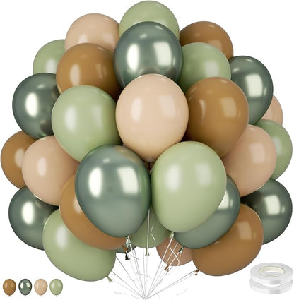 Avocado Green Balloons by BIAPIAN