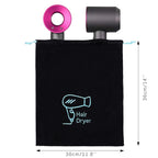Hair Dryer Bag 11.8’’x 14’’ Storage Organizer Bag For Hairdryer and All Hair Tools With Drawstring, Ideal for Travel, Gym, Hotel or Home Use (Two Packs)