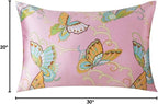 SLPBABY Silk Pillowcase for Hair and Skin with Hidden Zipper Print (Queen, Pattern32)