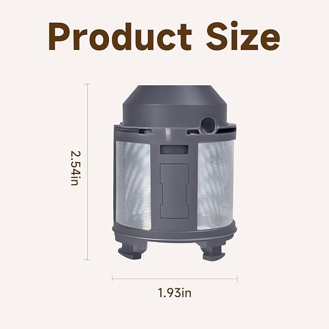 Airwrap Inner Filter Replacement Part Compatible with Dyson Hair Dryer HS01 HS05 Models