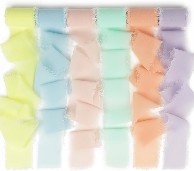 Pastel Macaron Chiffon Ribbon by MLURCU