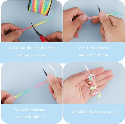 100 Yards Curling Ribbon-Balloon 6PCS Ribbon-Balloon String - Image 5