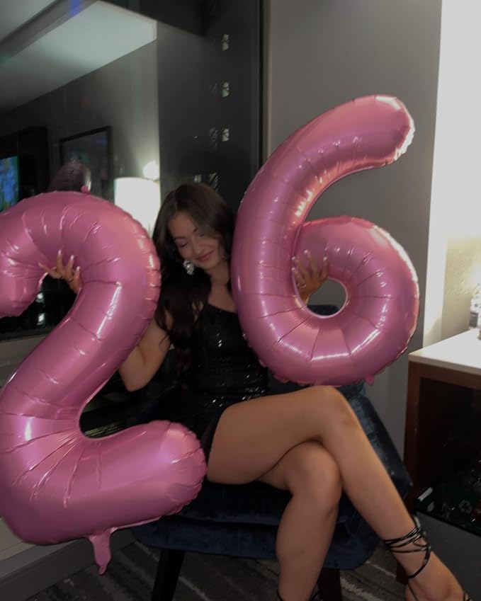 Pastel Pink 9 Balloon - Image 3