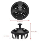 Segbeauty Dandruff Brushes, 2pcs 0.8 inches Long Hard Bristle Scalp Massage Brushes for Thick or Thin 2c to 3b Curly Hair, Shower Comb for Deep Cleaning Beard Pet Grooming Hair Care for Women Men
