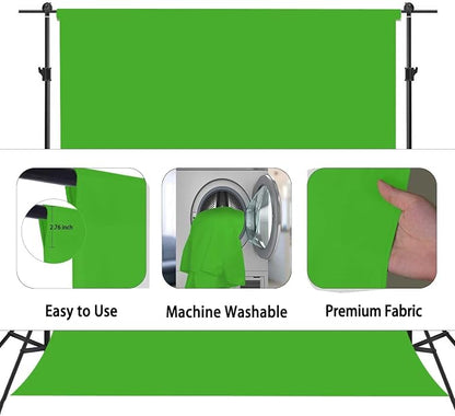 Green Screen Backdrop for Photoshoot, Fabric 10x20ft | Versatile Studio Photo - Image 6