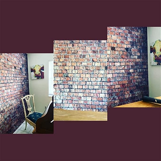 9x6ft Vintage Red Brick Wall Backdrop - Image 7