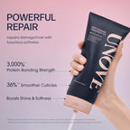 UNOVE Deep Damage Treatment Ex - Protein Hair Treatment & Hair Mask for Damaged Hair | Deep Conditioning & Keratin Hair Mask for Dry, Frizzy Hair | Korean Hair Care | Warm Petal, 7 fl oz