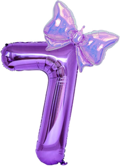 Happy birthday Big Number Balloons Foil Birthday Balloon Number Balloons Happy by MPRVAKYF