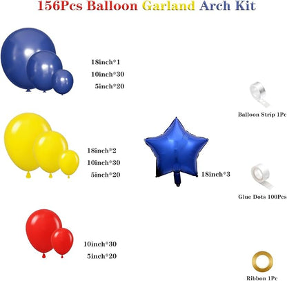 Carnival Circus Balloon Garland Arch Kit - Image 2