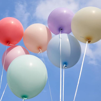 PartyWoo Pastel Rainbow Balloons 20pcs Latex Helium Balloons 18 Inch | Baby - Image 3