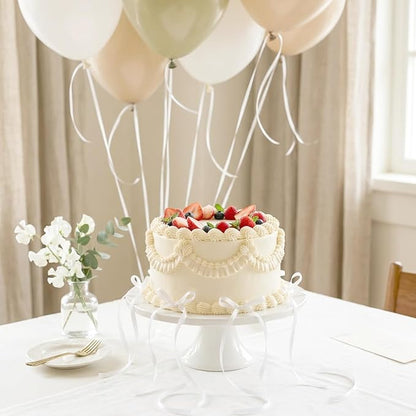 KINGLAKE White Satin Ribbon - Image 5