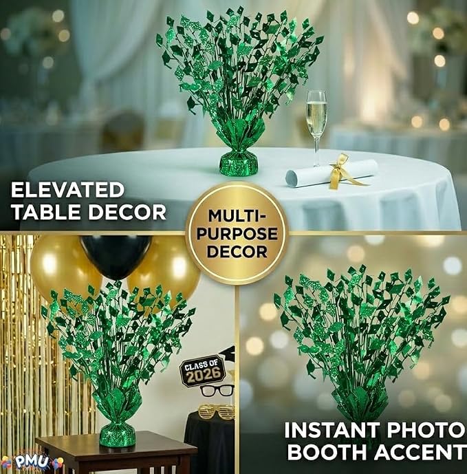 PMU Green Graduation Balloon Weights, Graduation Centerpieces - Image 6