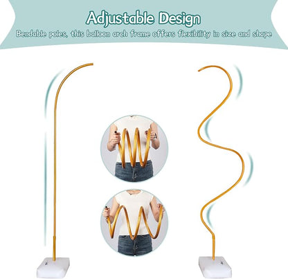 Balloon Arch Kit for Floor, 8.2 FT Adjustable Balloon Arch Stand - Image 3