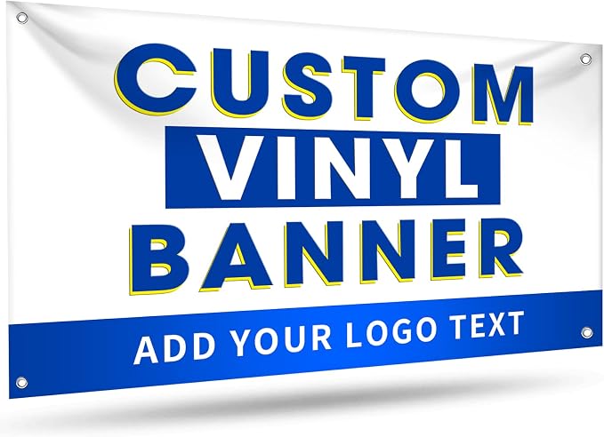 Custom Vinyl Banners and Signs Customize Outdoor, Personalized Banner by KYJDZSW