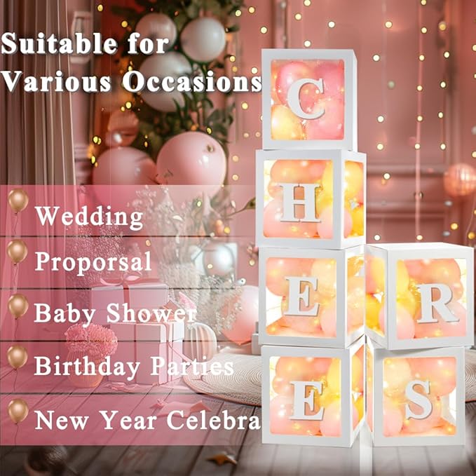 Ledido Transparent Balloon Boxes - Image 4