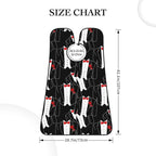 Professional Beard Bib, Non-Stick Hair Catcher Apron Waterproof, Shaving Grooming Essential for Men Dad, Tuxedo Red Rose Black Shave Bib