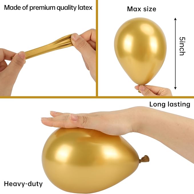 RUBFAC Gold Balloons, 2026 International Football Game Decor, Graduation - Image 3