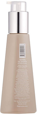 SEVEN Haircare SATARA Relax Serum, Hair Oil for Men & Women, Straightening Serum for Shine, Frizzy, Dry, Damaged Hair, Anti Frizz Thermal Protection with Rosemary & Chamomile, Made in USA, 3.2 oz