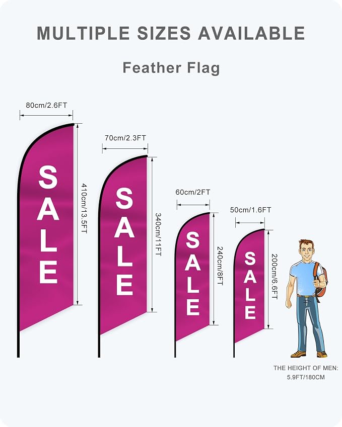 Custom Advertising Feather Flags - Image 2