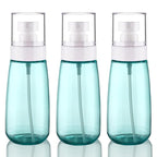 Cosywell Spray Bottle for Hair TSA Approved 3.4oz 100ml 3 Pack Leak Proof Travel Spray Bottle Empty Refillable Small Spray Bottles for Perfume Essential Oils Toners Rose Water Cosmetics (3Green)
