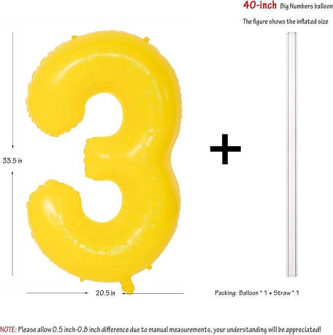 40 In yellow graffiti Number Balloons Helium Foil Mylar Balloon Digital 3 | - Image 2