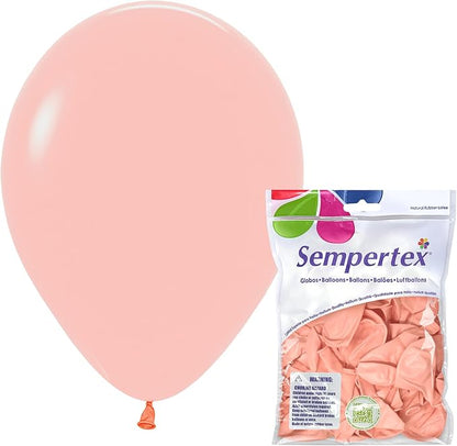 Sempertex Round Pastel Matte Melon Balloons, 11 Inch, Graduation, Baby Shower by Sempertex